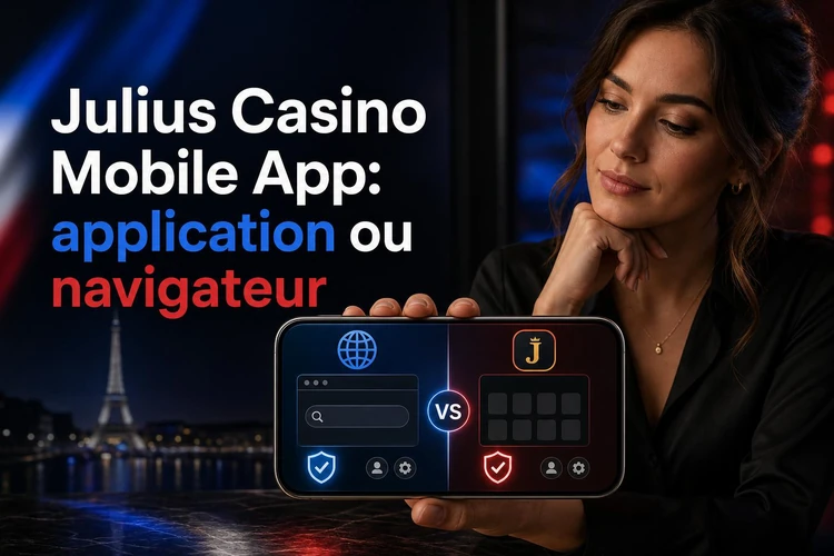 Julius Casino Mobile App: choisir entre application et navigateur
