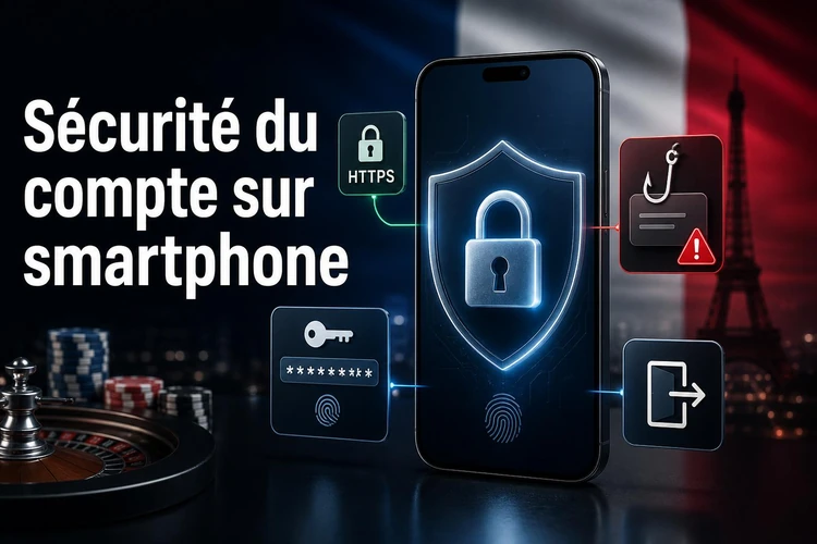 Sécurité du compte sur smartphone