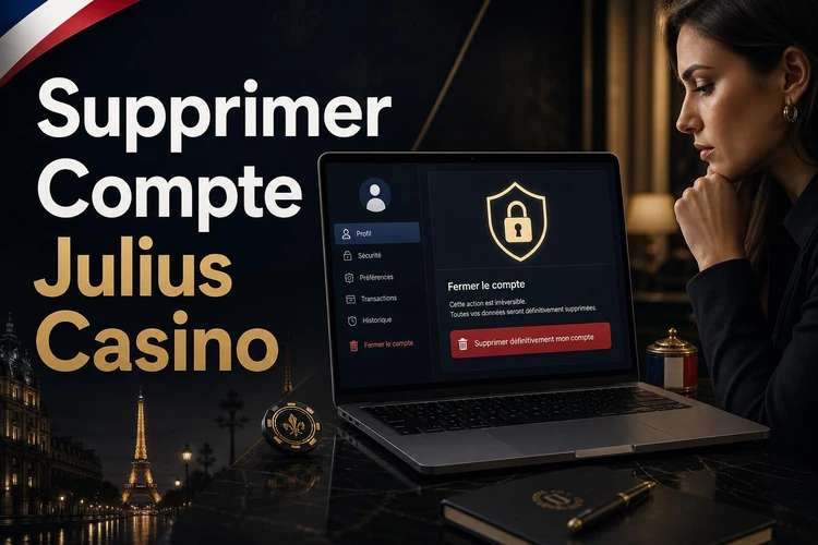 Supprimer Compte Julius Casino: fermeture, sécurité et gestion du profil